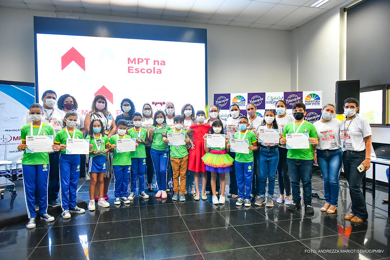 Alunos da rede municipal de Boa Vista são premiados por projetos sobre a exploração do trabalho infantil