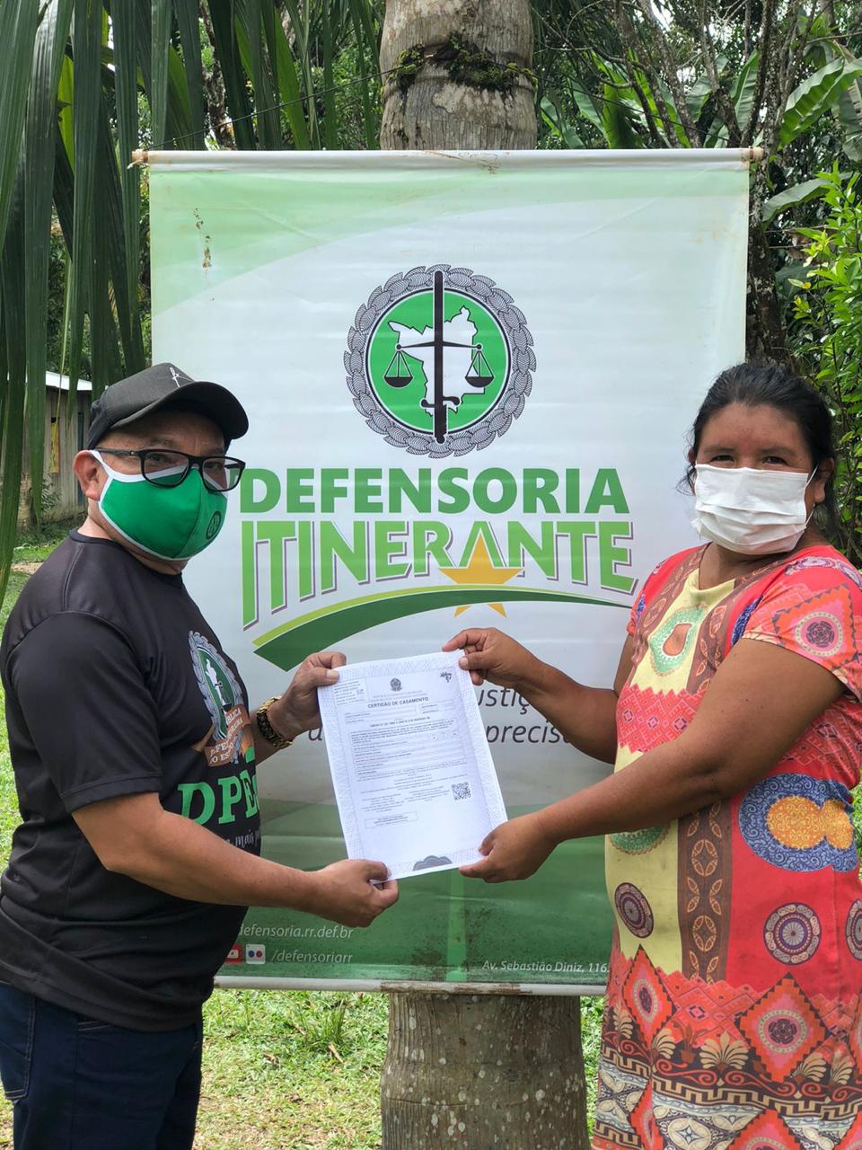 Defensoria Itinerante entrega certidões à população indígena de Pacaraima