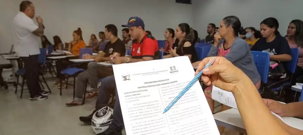 Escolegis inicia aulas presenciais do preparatório para o concurso da Polícia Civil de Roraima