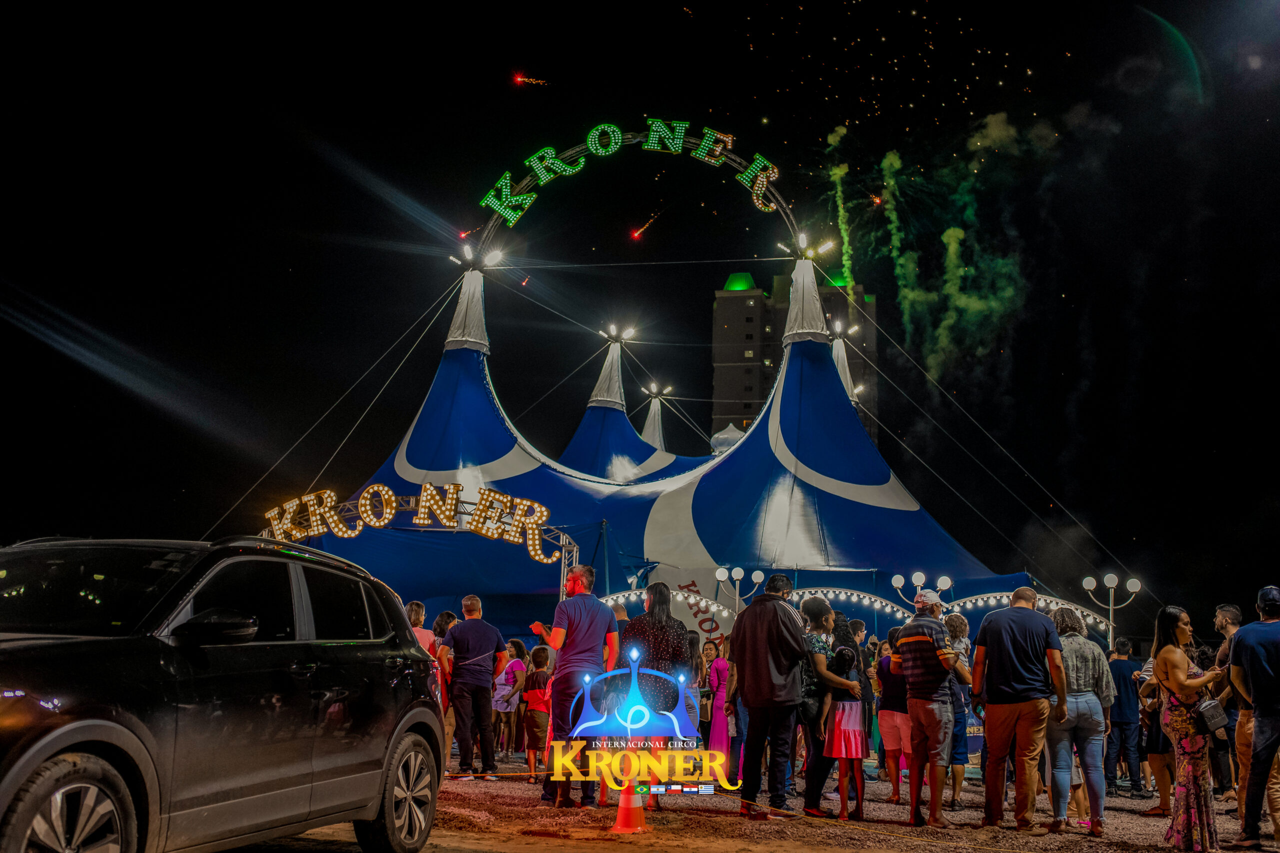 Circo internacional inicia temporada em Boa Vista no estacionamento de shopping no Cauamé