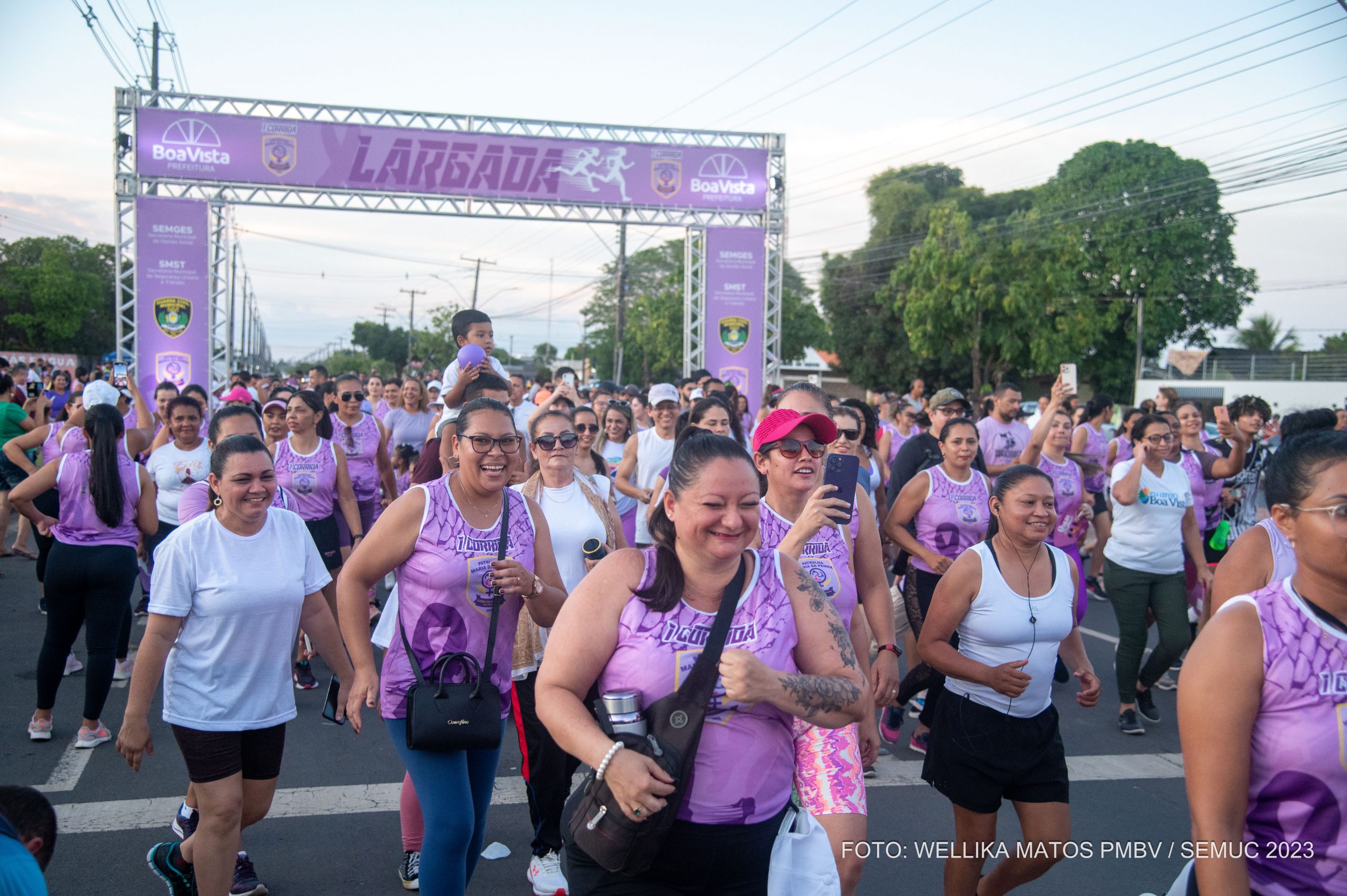 1ª Corrida Municipal Patrulha Maria da Penha reúne 3 mil pessoas em Boa Vista