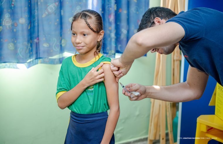 Vacinação nas escolas de Boa Vista inicia nesta segunda-feira (22)
