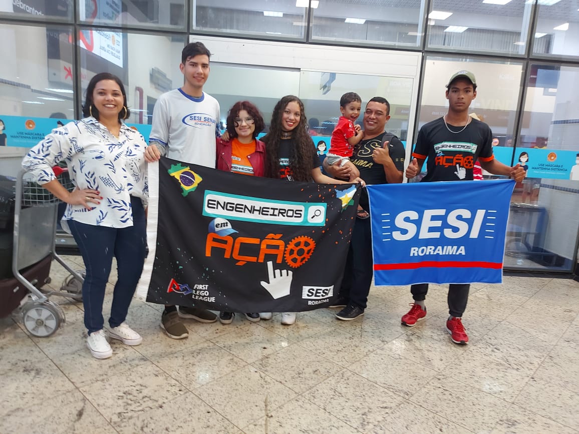 Equipe feminina do Sesi ganha prêmio em olimpíada nacional de robótica