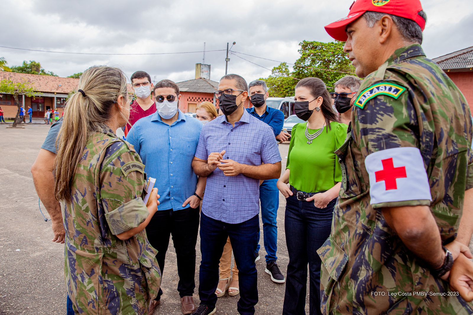 Prefeito de Boa Vista visita Hospital de Campanha do Governo Federal para povo Yanomami