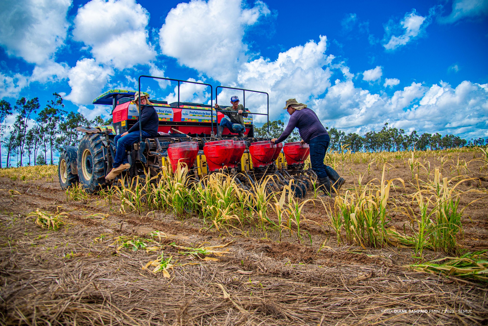 Prefeitura inicia plantio em campo experimental para o Agrobv 2023