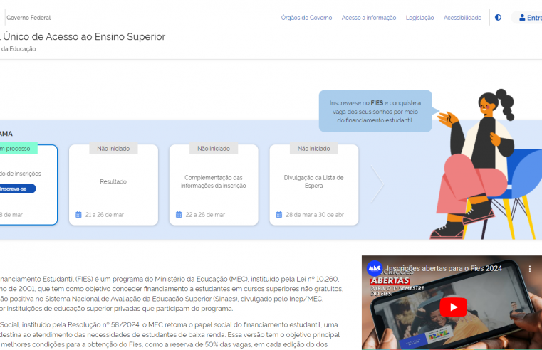 Após prorrogação, inscrições do Fies podem ser feitas até hoje (18)