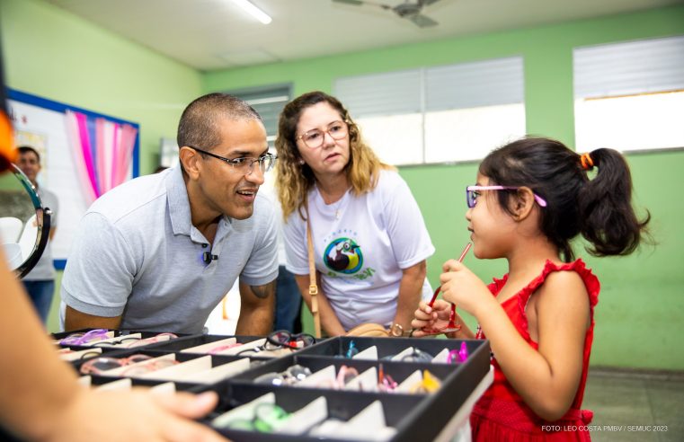 Projeto oftalmológico Bem-Te-Vi garante entrega de óculos para alunos da rede municipal de Boa Vista