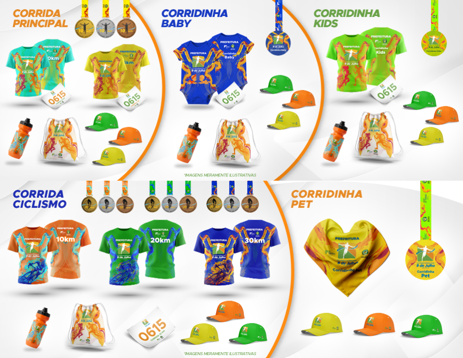 Corrida 9 de Julho – Kits começam a ser entregues no Teatro Municipal
