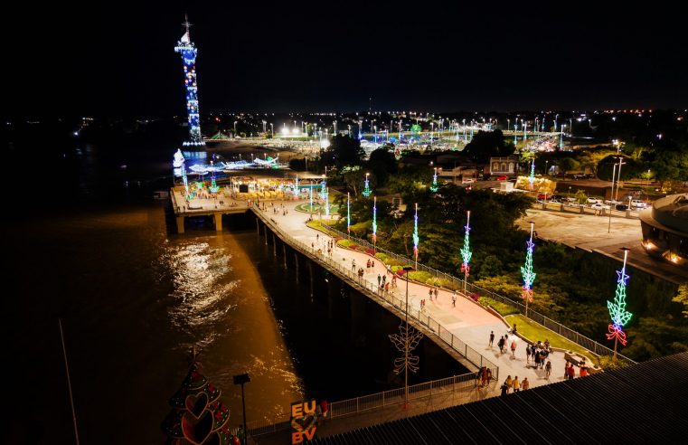 Acendimento das Luzes de Natal do Parque do Rio Branco e Orla Taumanan será nesta sexta-feira(29)