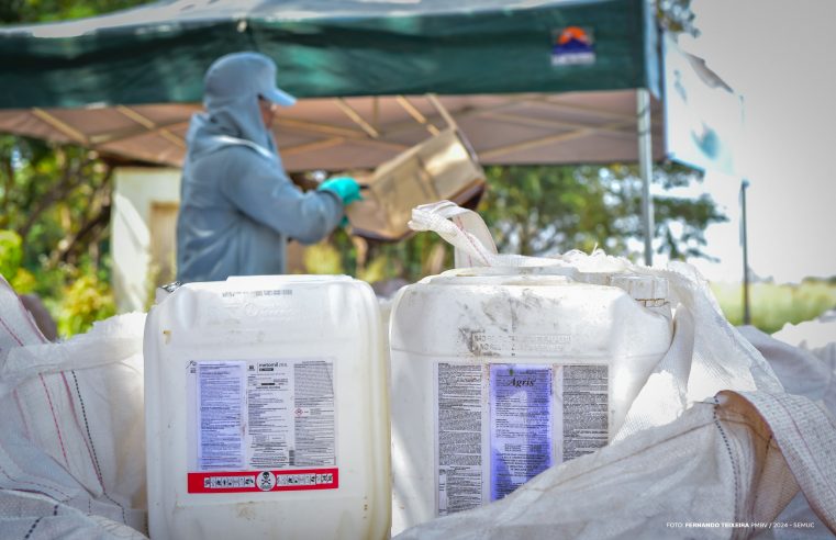 Com foco na preservação ambiental, prefeitura inicia recolhimento de embalagens vazias de agrotóxicos