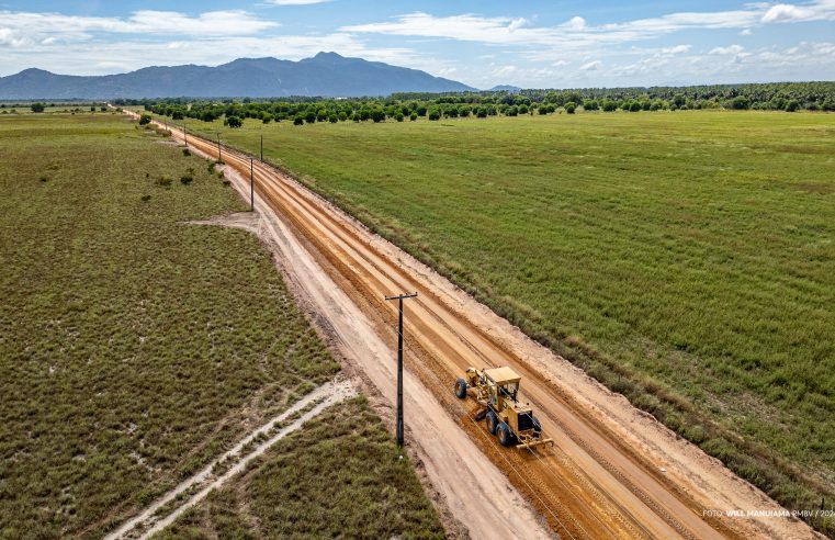 BVA 273 – Vicinal de acesso ao Aquamak recebe obras de infraestrutura da Prefeitura de Boa Vista