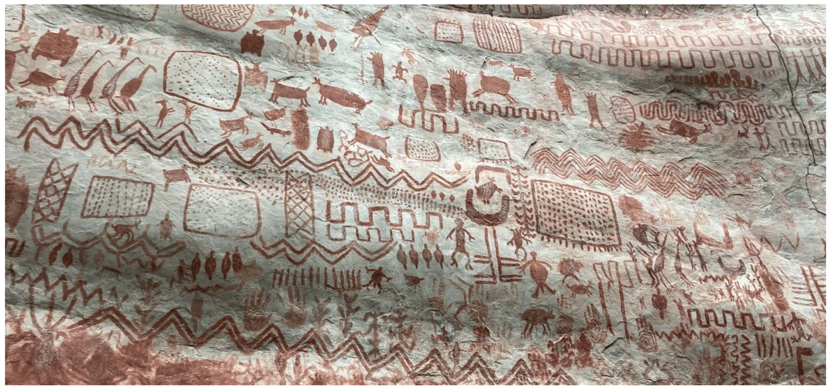Amazônia Colombiana- Pinturas rupestres da era glacial são decifradas por cientistas e anciãos indígenas