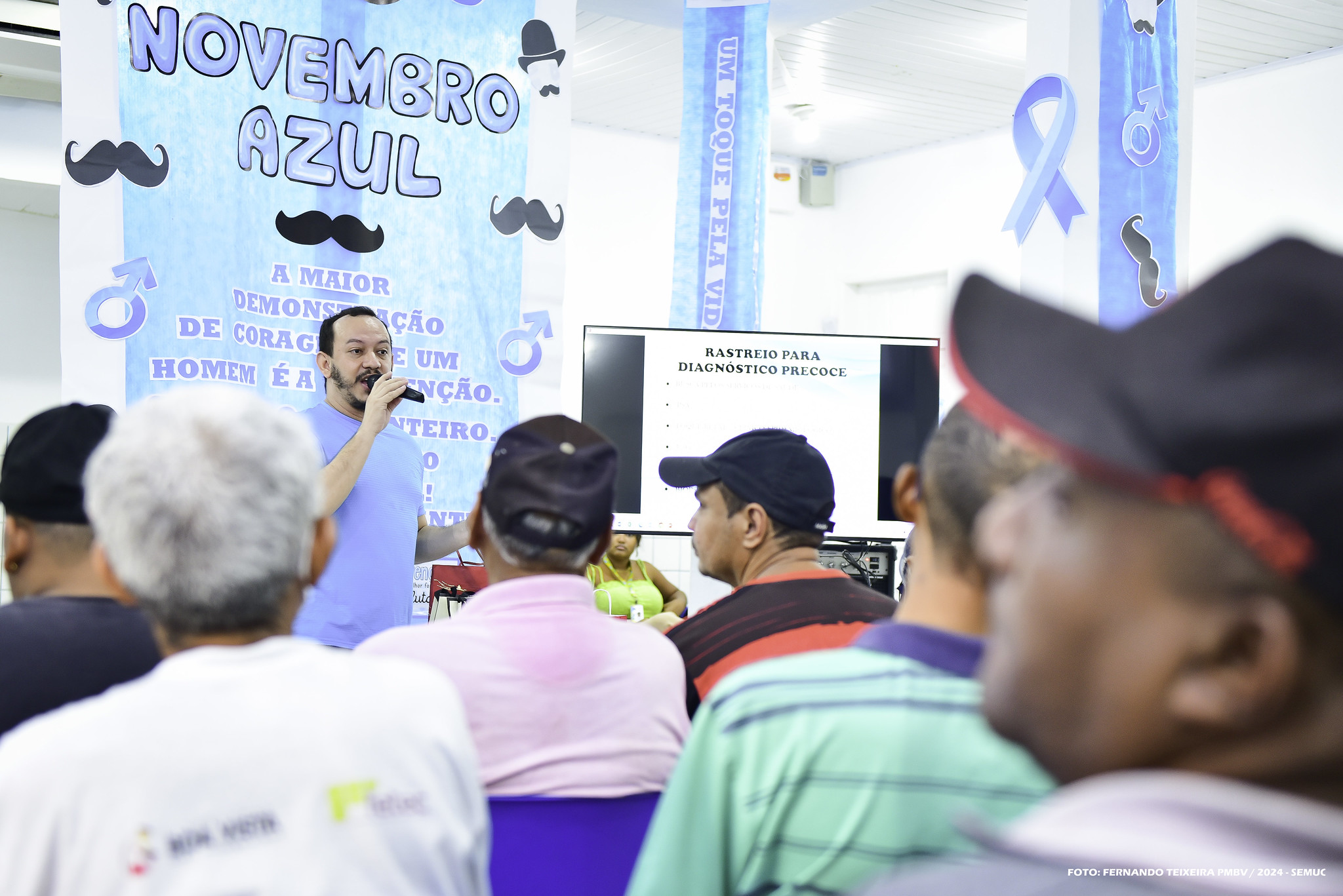 Ação na UBS Asa Branca incentiva prevenção e cuidados com a saúde masculina
