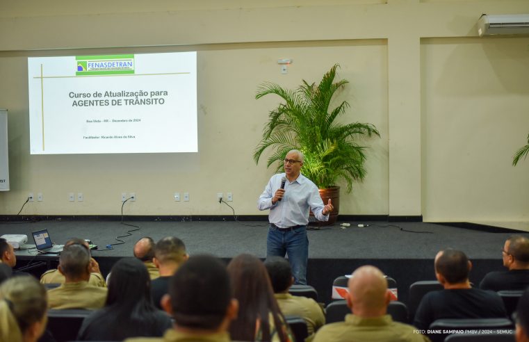 Capacitação atualiza agentes de Boa Vista sobre o Código de Trânsito Brasileiro