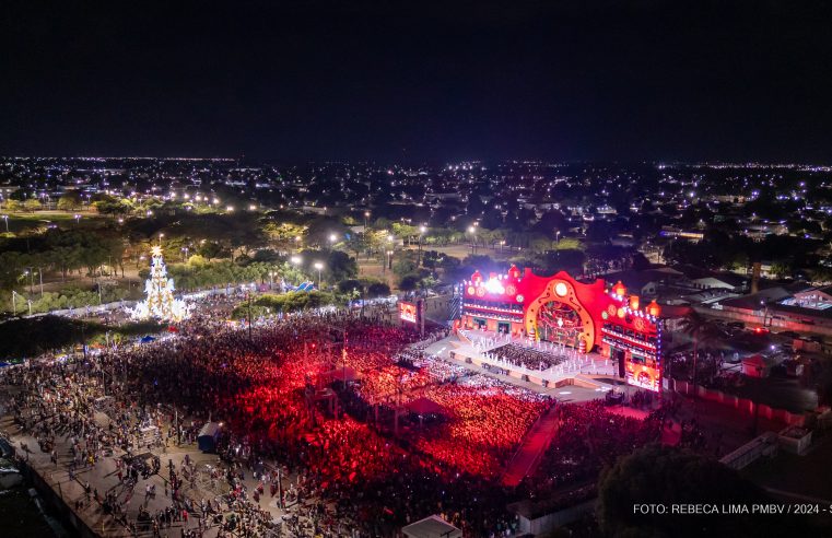 Mais de 35 mil pessoas prestigiam o Natal da Paz 2024 na Praça Aderval da Rocha