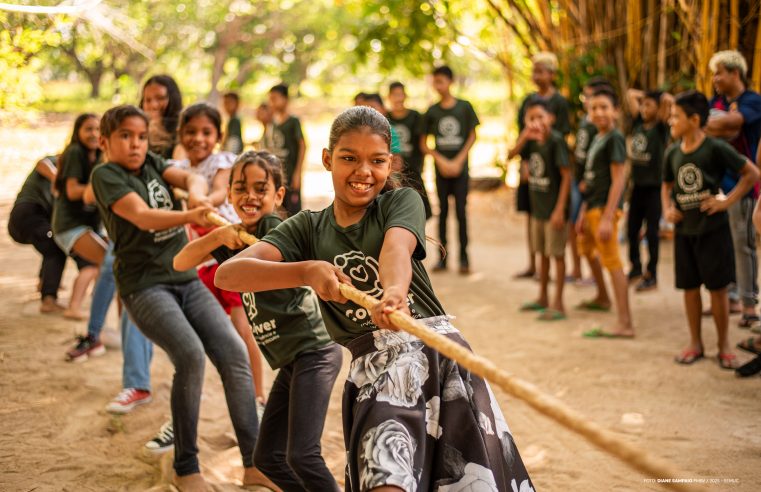 Crianças do Projeto Conviver participam de Colônia de Férias  
