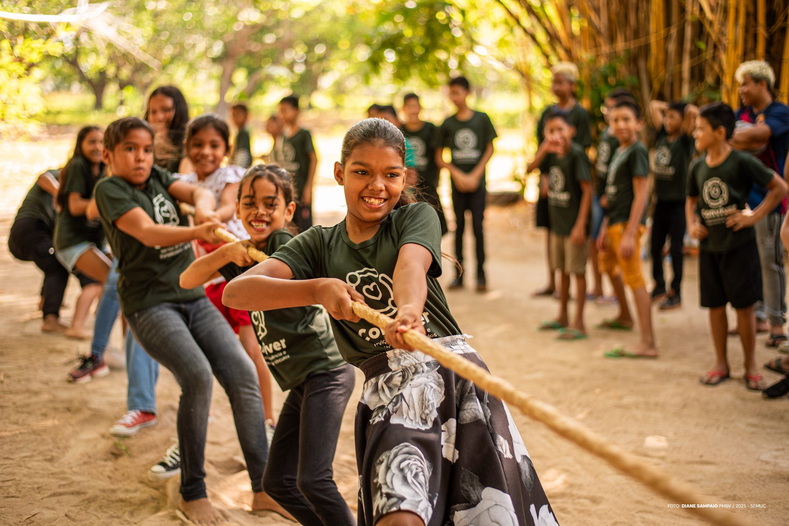 Crianças do Projeto Conviver participam de Colônia de Férias