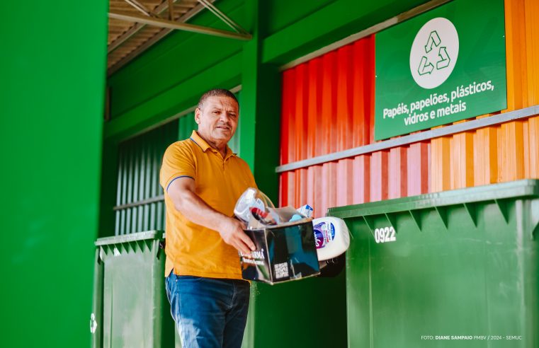 Ecopontos de Boa Vista já recolheram cerca de 80 toneladas de resíduos em 2024