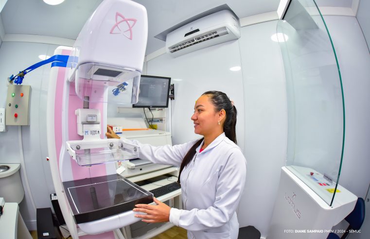 Unidades Móveis de Saúde da Mulher realizam atendimentos nos bairros Buritis e Dos Estados