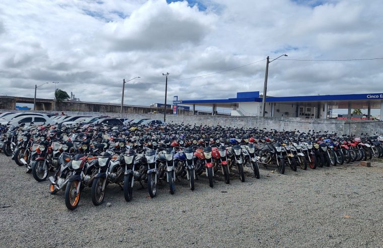 Detran-RR realiza leilão com mais de 200 veículos