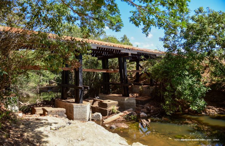 Principal ponte da região do Truaru é reconstruída antes do período chuvoso