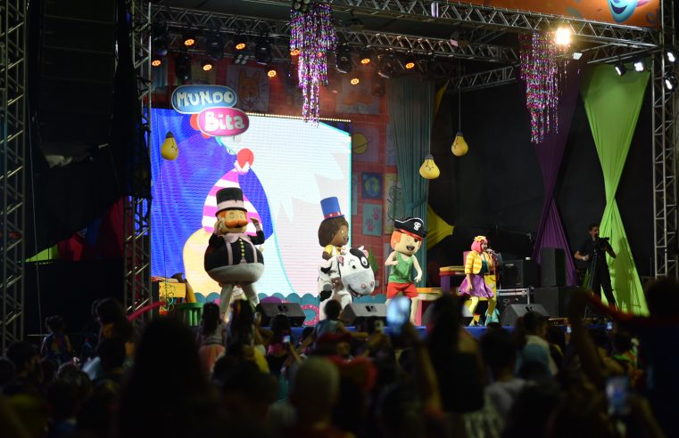 “Mundo Bita” encanta crianças e adultos no Carnaval infantil de Boa Vista