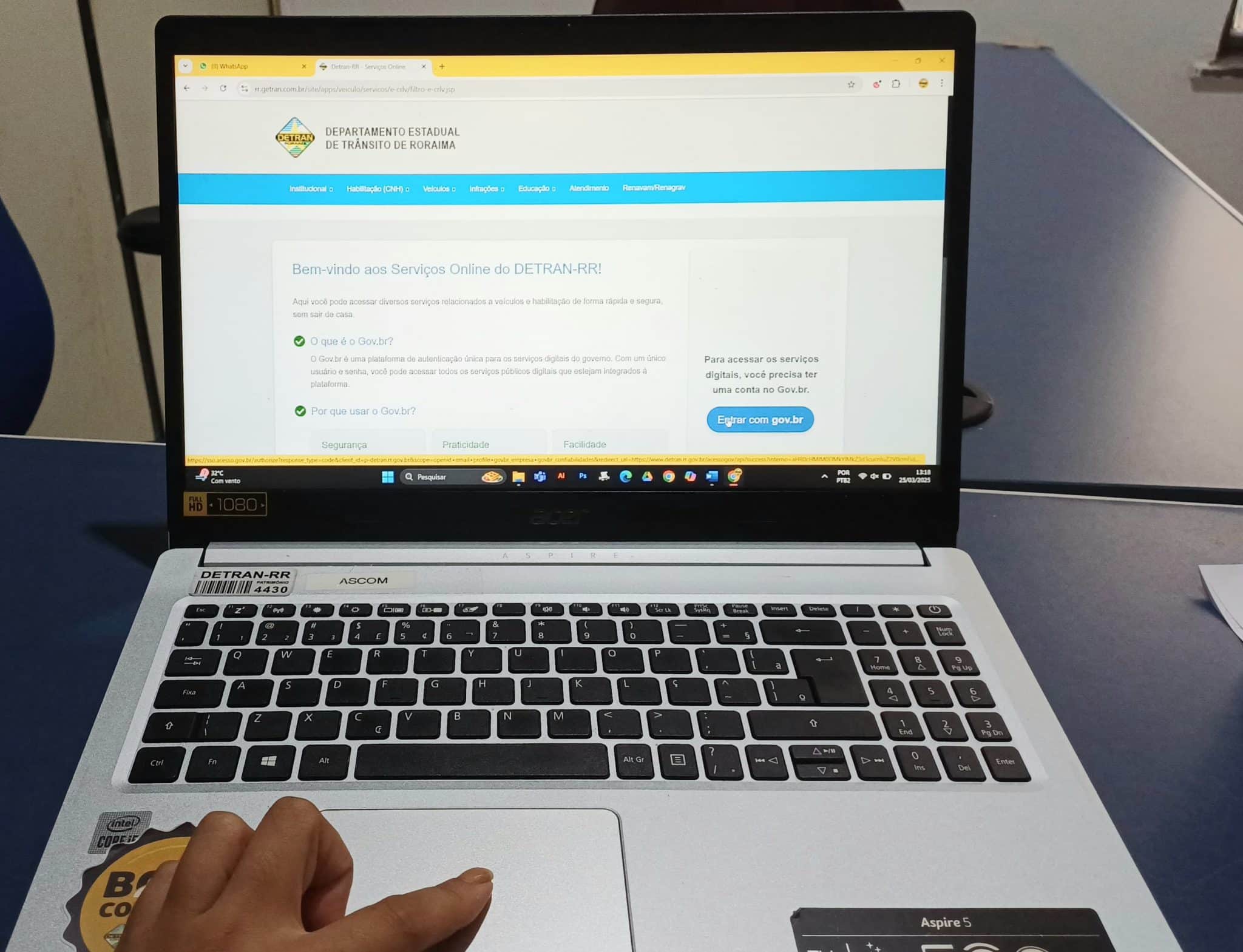 Documentos do Detran-RR agora estão integrados ao Gov.br