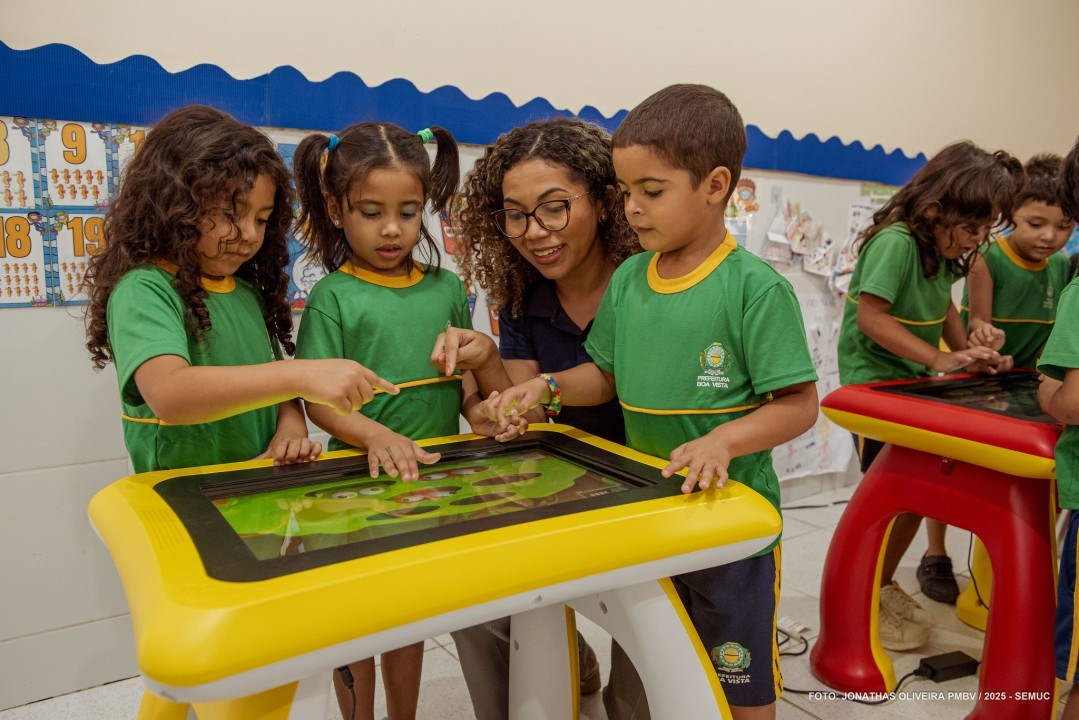 Com PlayTables, Prefeitura de Boa Vista aproxima crianças do universo digital na aprendizagem