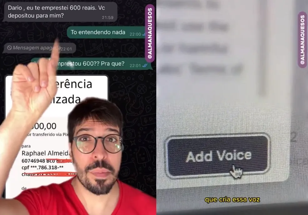 Golpistas usam inteligência artificial para clonar vozes e aplicar fraudes no Brasil