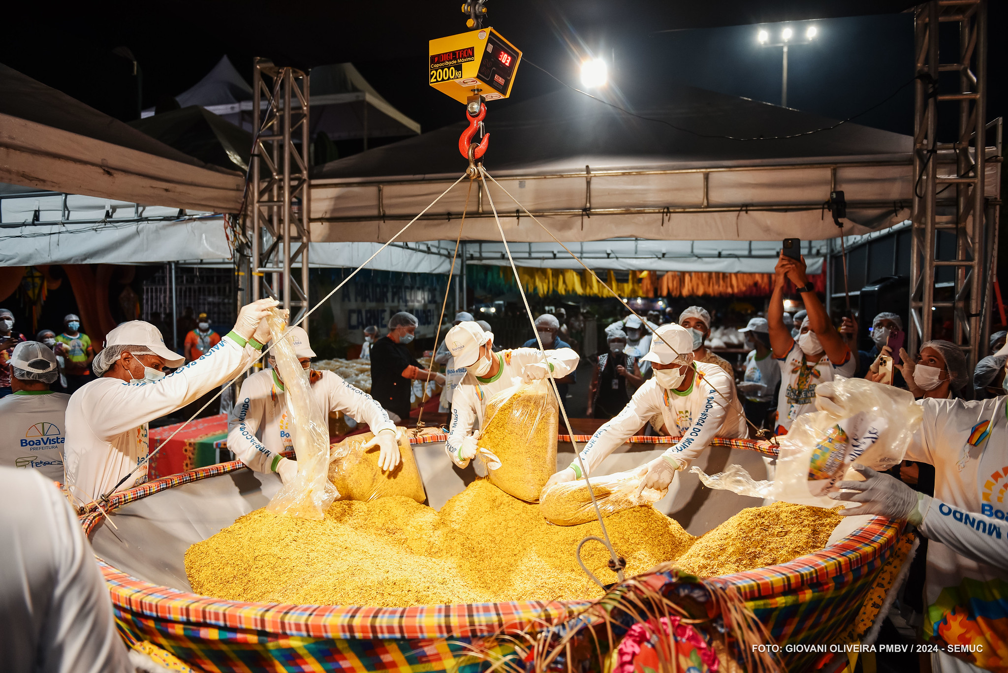 Boa Vista Junina 2025 celebra 10 anos da Maior Paçoca do Mundo com pesagem e distribuição neste sábado (07)