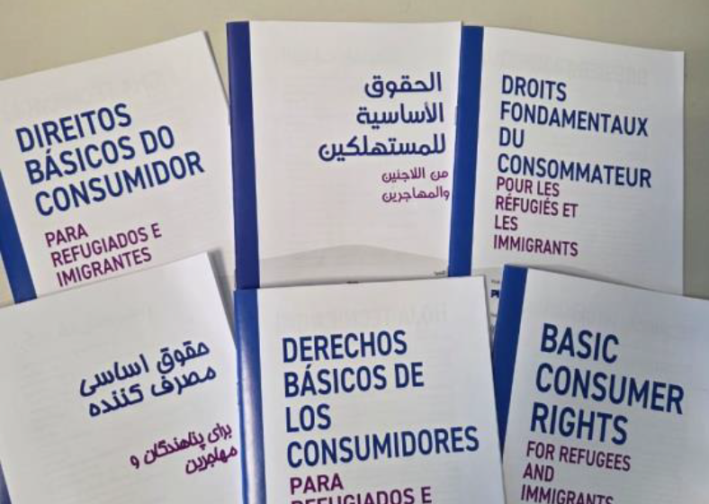 Refugiados e imigrantes ganham guia prático sobre consumo no Brasil