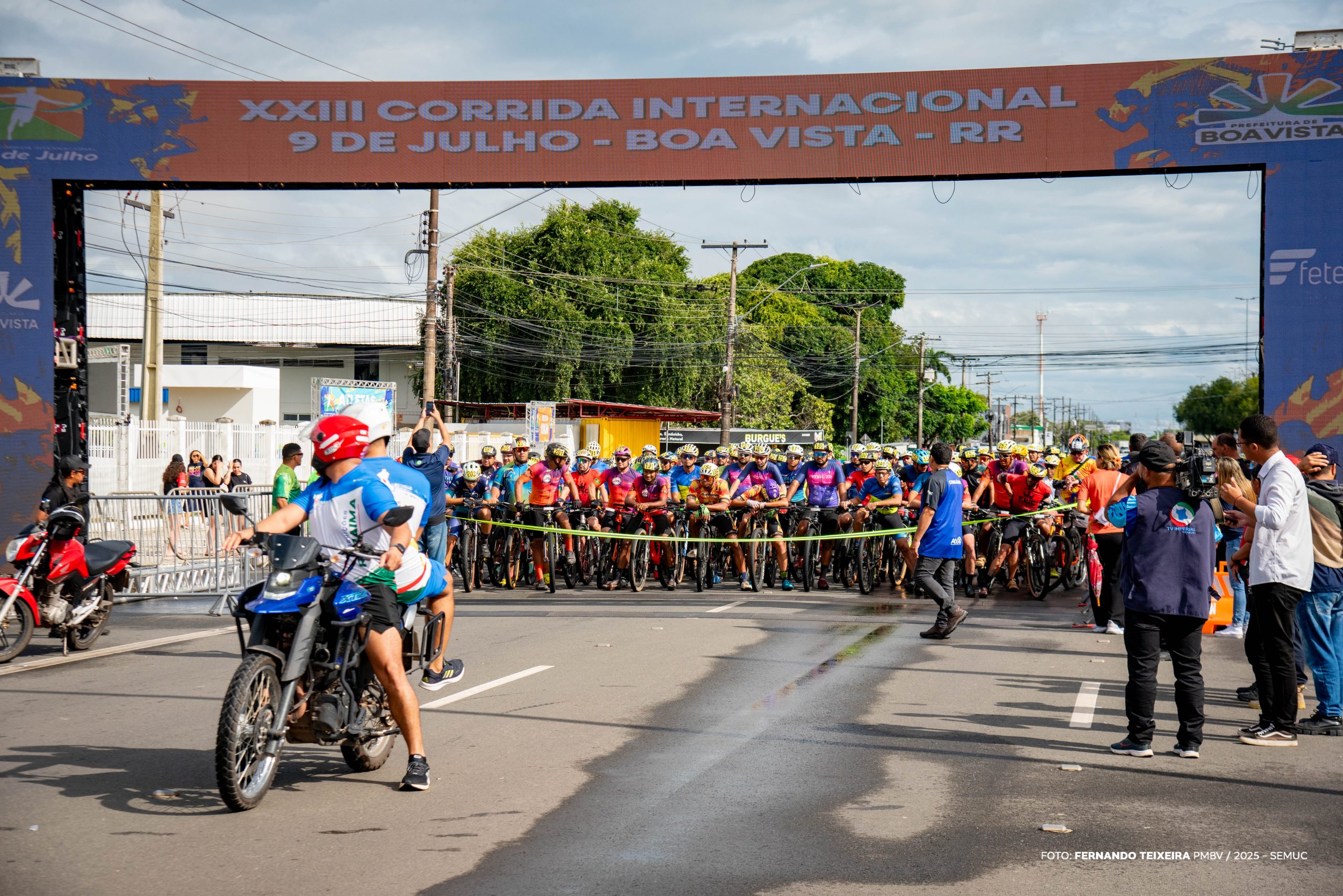 Ciclismo leva mais de 600 atletas às ruas de Boa Vista na Corrida 9 de Julho