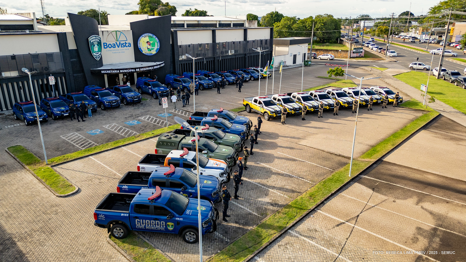 Boa Vista amplia frota com 30 novas viaturas e reforça segurança com aquisição de equipamentos táticos