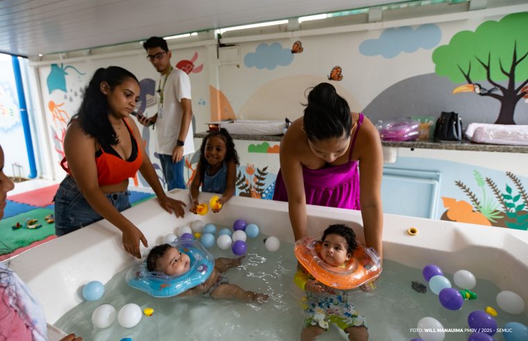 Com rodas de conversa e hidromassagem para bebês, Baby Spa transforma rotina de 350 famílias em Boa Vista