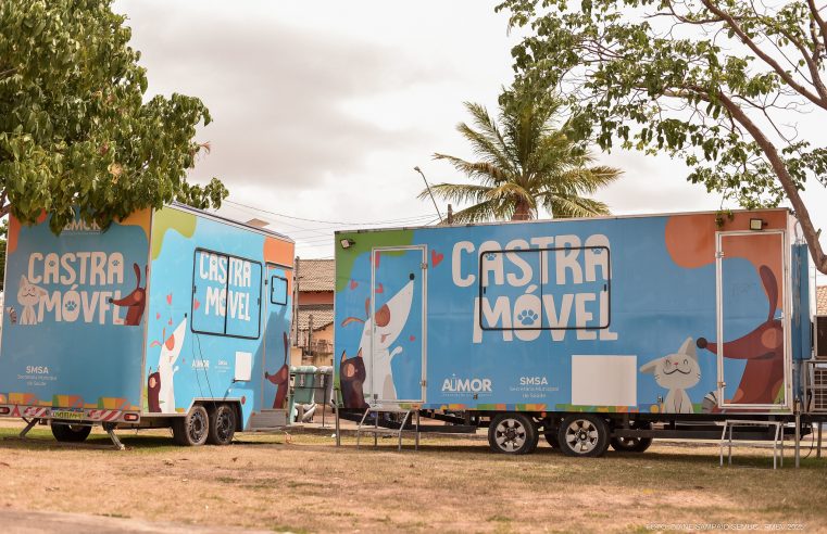 Castra Móvel estará no Centenário até início de setembro para atender cães e gatos
