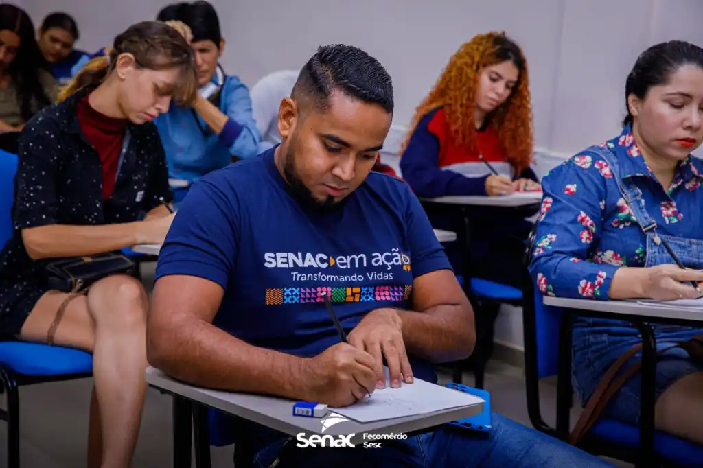 Senac Roraima abre 193 vagas gratuitas em cursos técnicos e profissionalizantes em Boa Vista