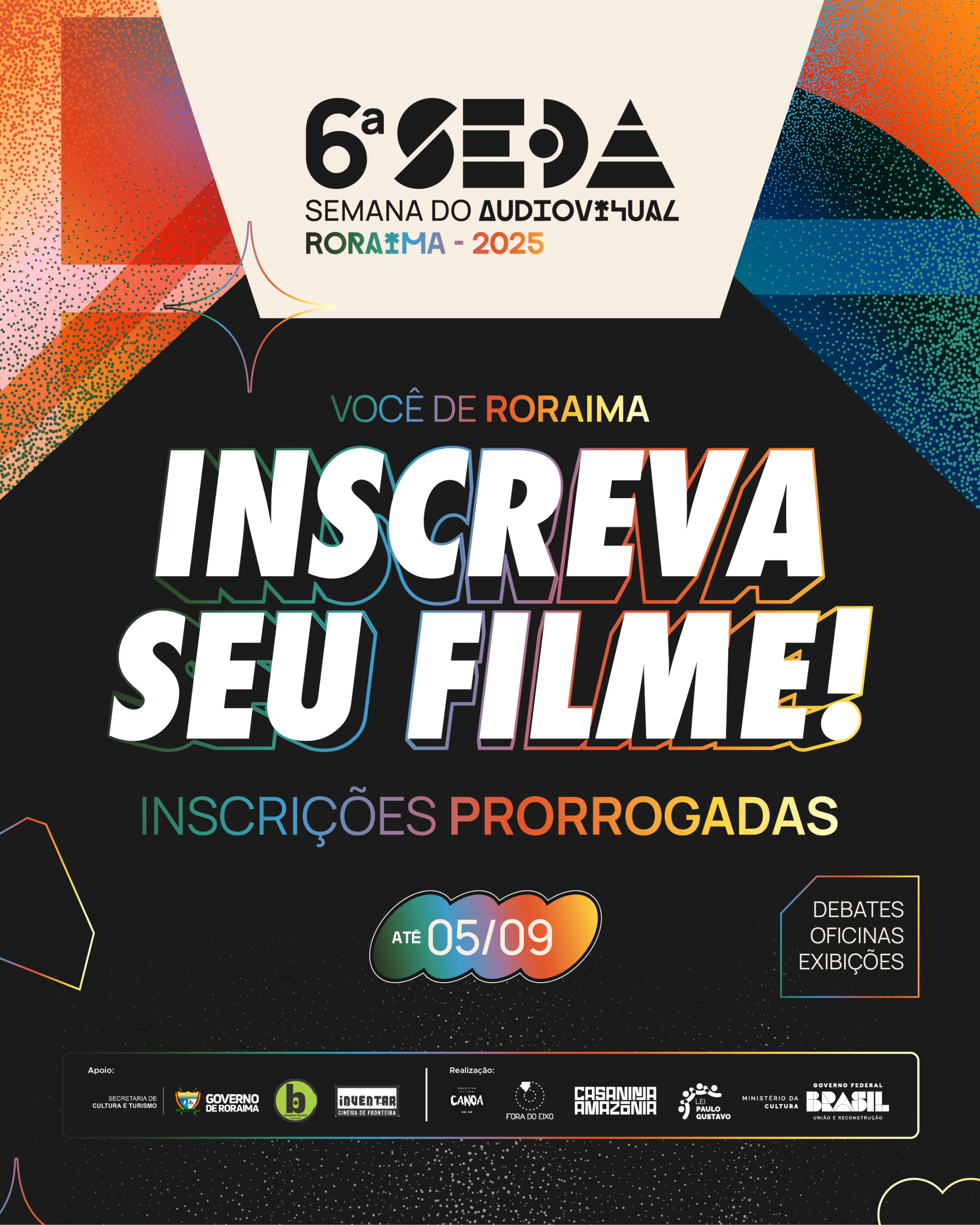 Terminam hoje (05) as inscrições para o Festival SEDA Roraima