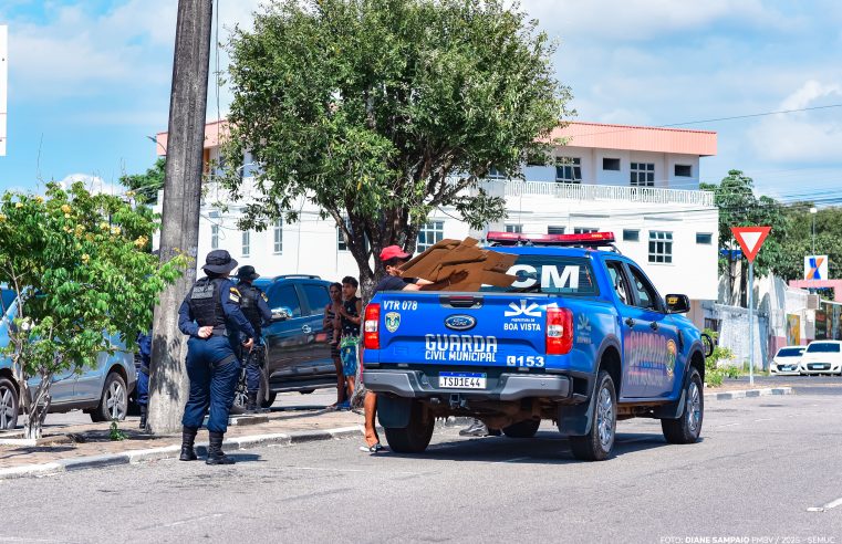 Guarda Municipal combate atuação irregular de flanelinhas em estacionamentos públicos de Boa Vista
