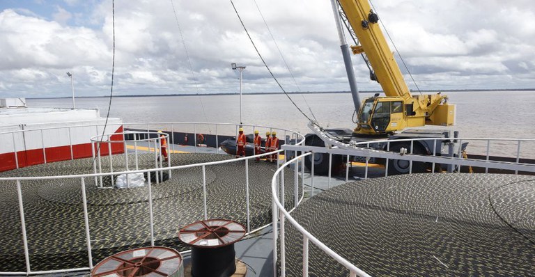 Infovia 04 – Amazonas e Roraima terão internet rápida com cabo subfluvial no Rio Branco