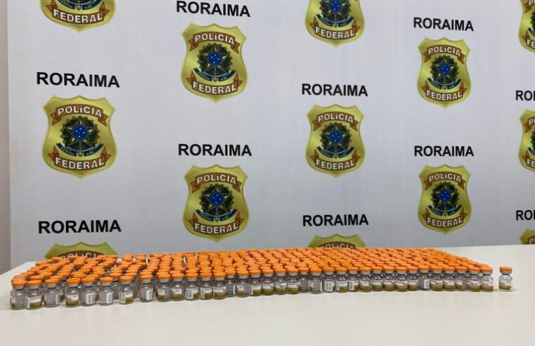 Passageira tenta entrar em Roraima com 351 ampolas de Tirzepatida e é detida pela PF