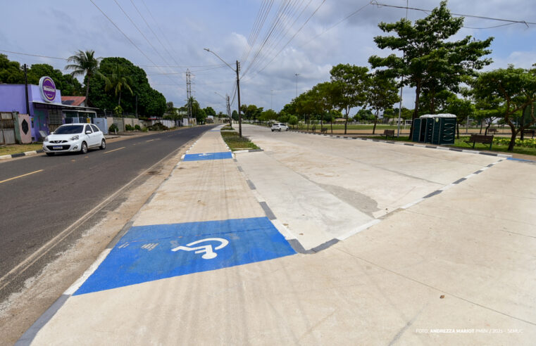 Praças de Boa Vista recebem novas vagas de estacionamento e melhorias estruturais