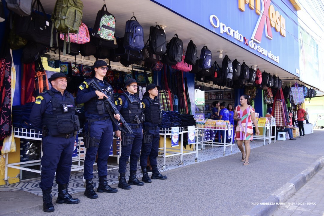 Ronda Comercial – Guarda Municipal reforça segurança e tranquiliza comerciantes em Boa Vista