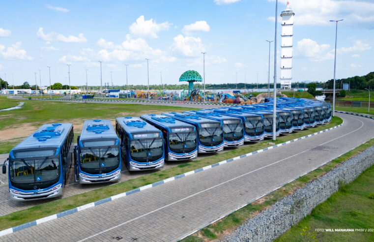 Nova frota de 18 ônibus começa a operar no transporte público de Boa Vista