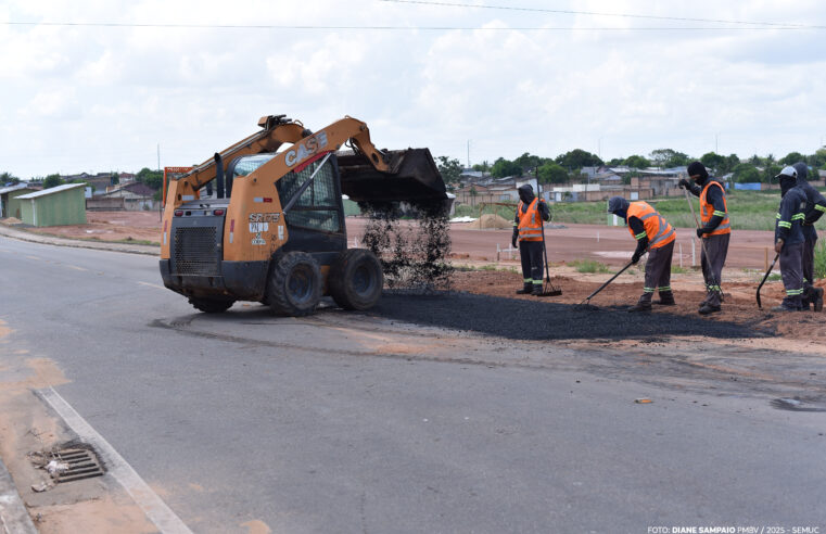 Operação Tapa Buraco alcança 376 ruas em Boa Vista