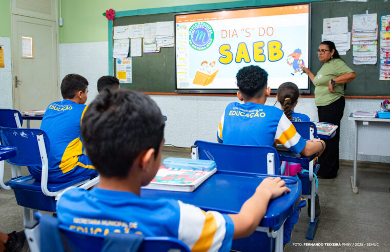 SAEB 2025 – Avaliação nacional iniciam provas com mais de 6,8 mil participantes da rede municipal de Boa Vista