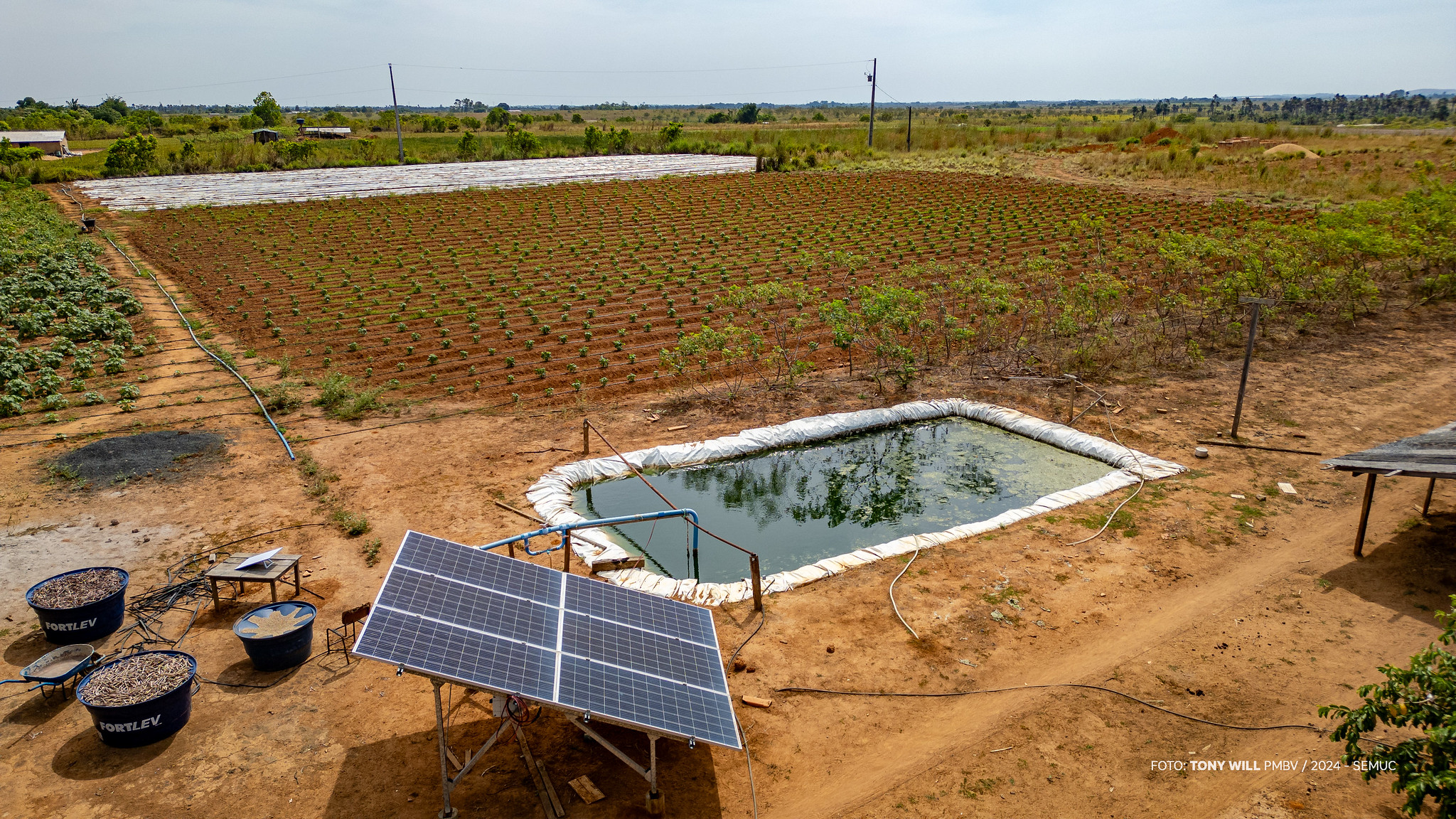 Boa Vista abre inscrições para sistemas de irrigação com energia solar voltados à agricultura familiar