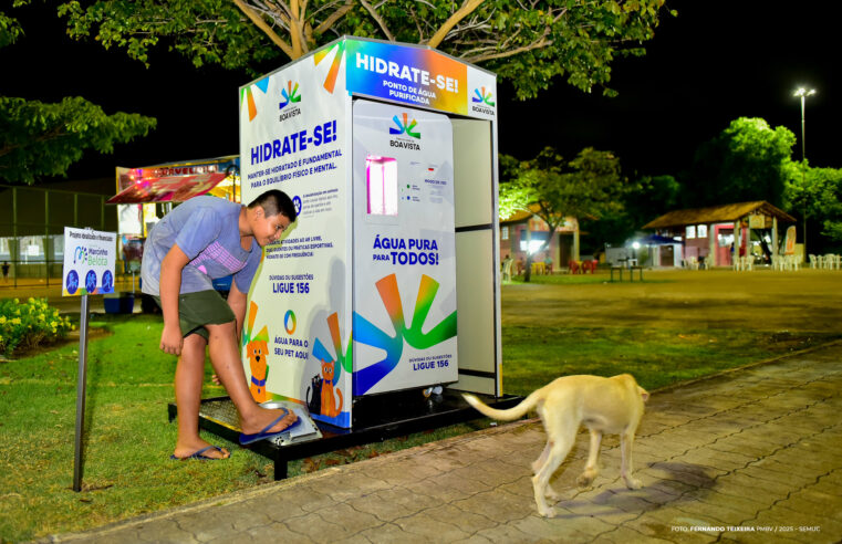 Nova cabine de hidratação é instalada na Praça do Cidade Satélite
