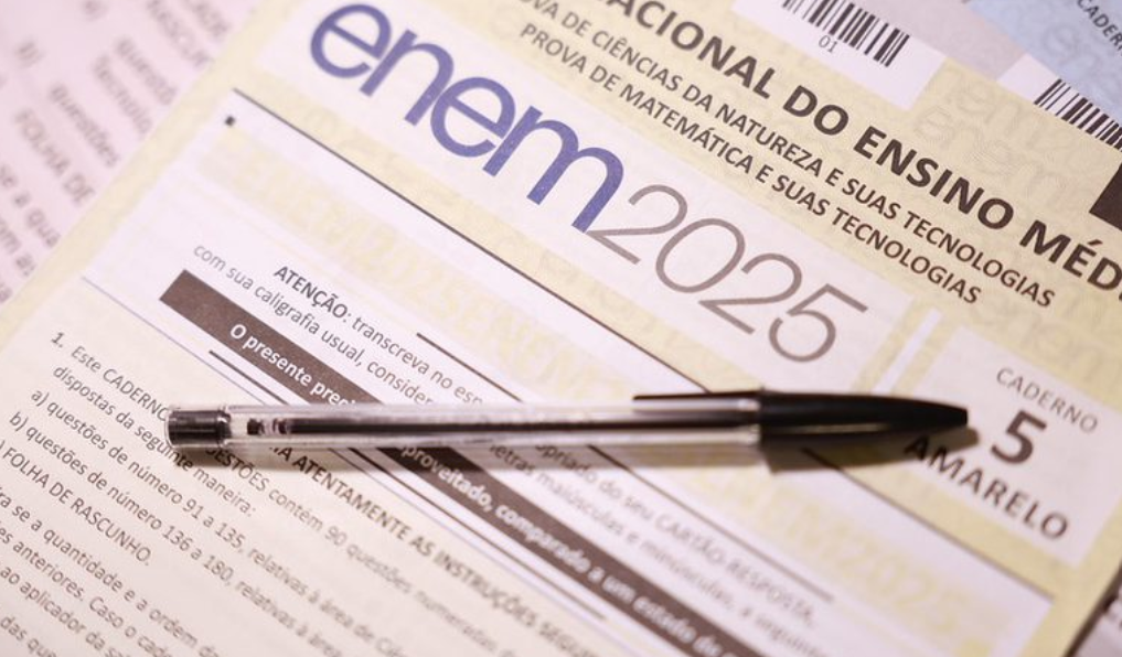 Participantes ausentes por problemas logísticos ou de saúde já podem pedir reaplicação do Enem 2025
