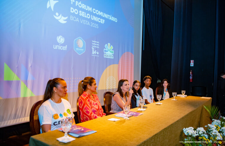 Boa Vista realiza 1º Fórum Comunitário do Selo UNICEF com metas até 2028