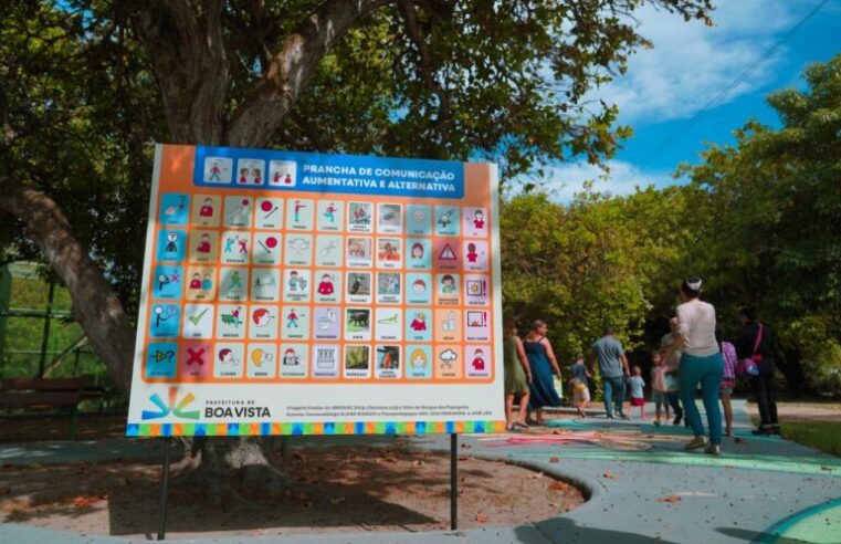 Bosque dos Papagaios ganha recurso inédito para facilitar interação com pessoas não verbais